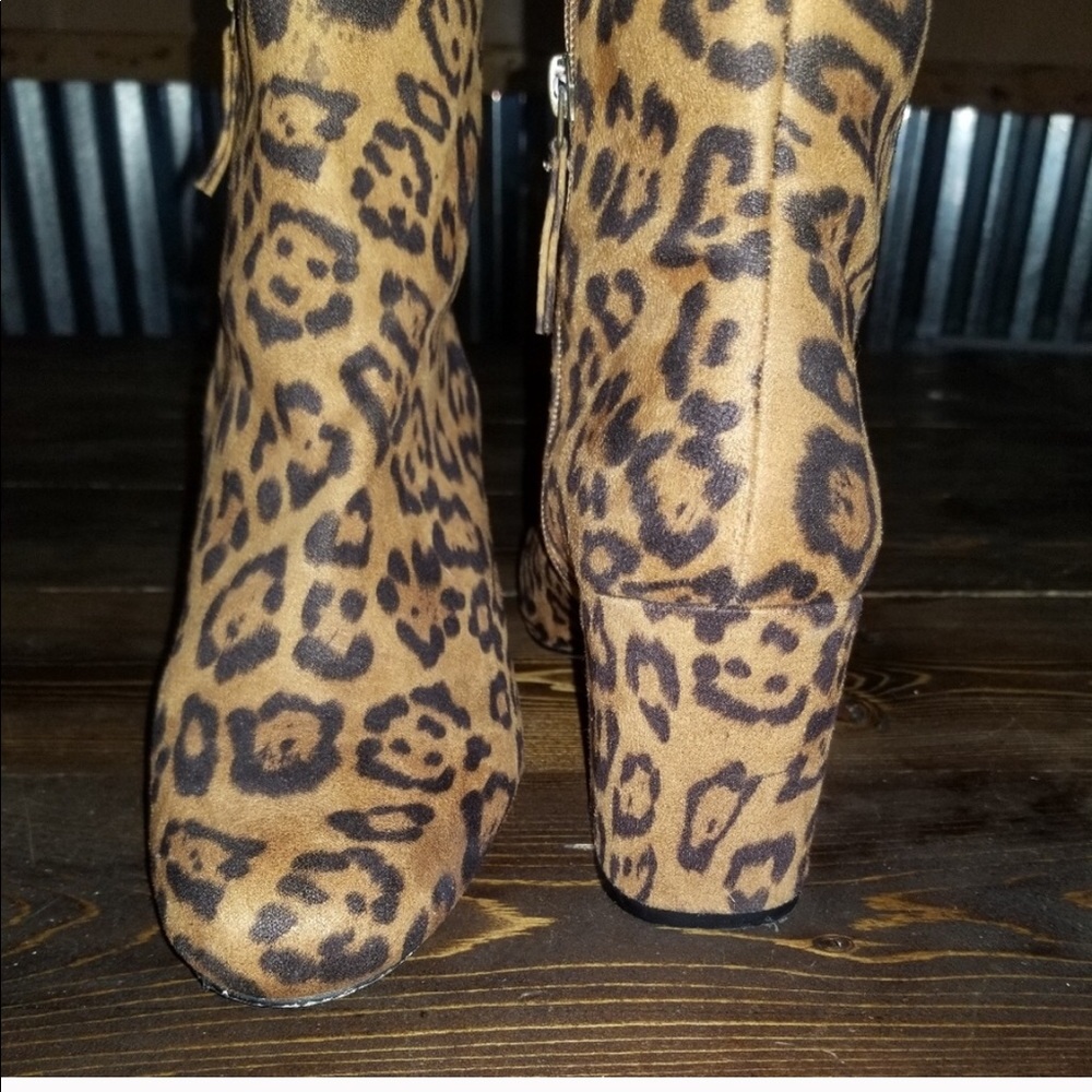 Leopard Print Booties - Picture 2 of 4